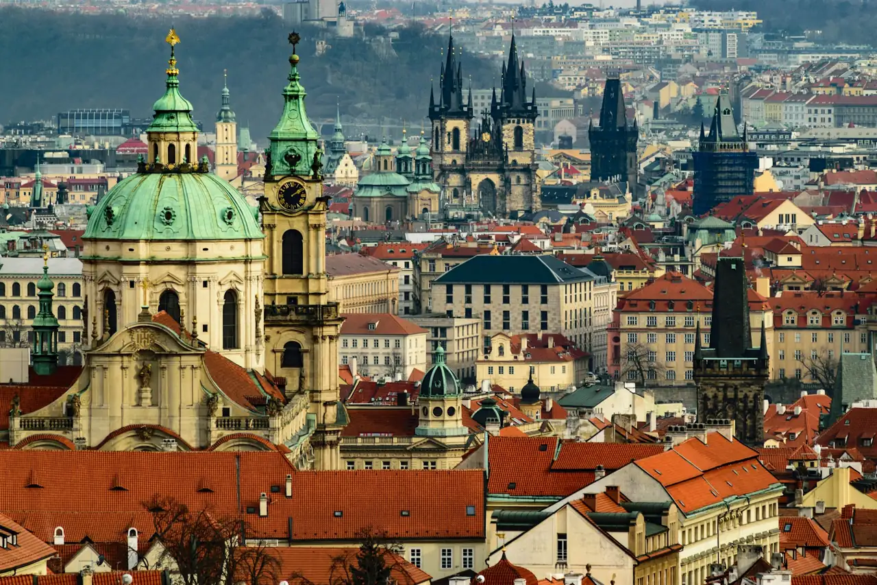 Panoramatický pohled na Prahu